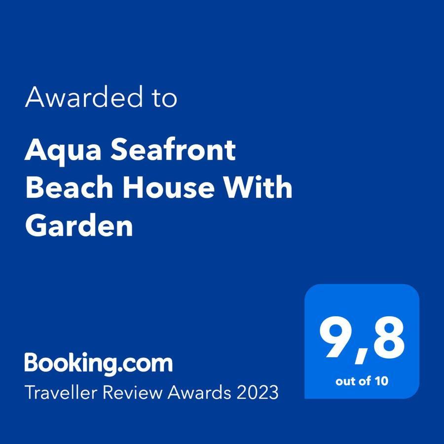 Aqua Seafront Glyfada Corfu Beach House With Garden Εξωτερικό φωτογραφία