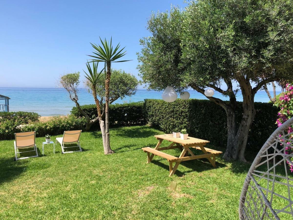 Aqua Seafront Glyfada Corfu Beach House With Garden Εξωτερικό φωτογραφία