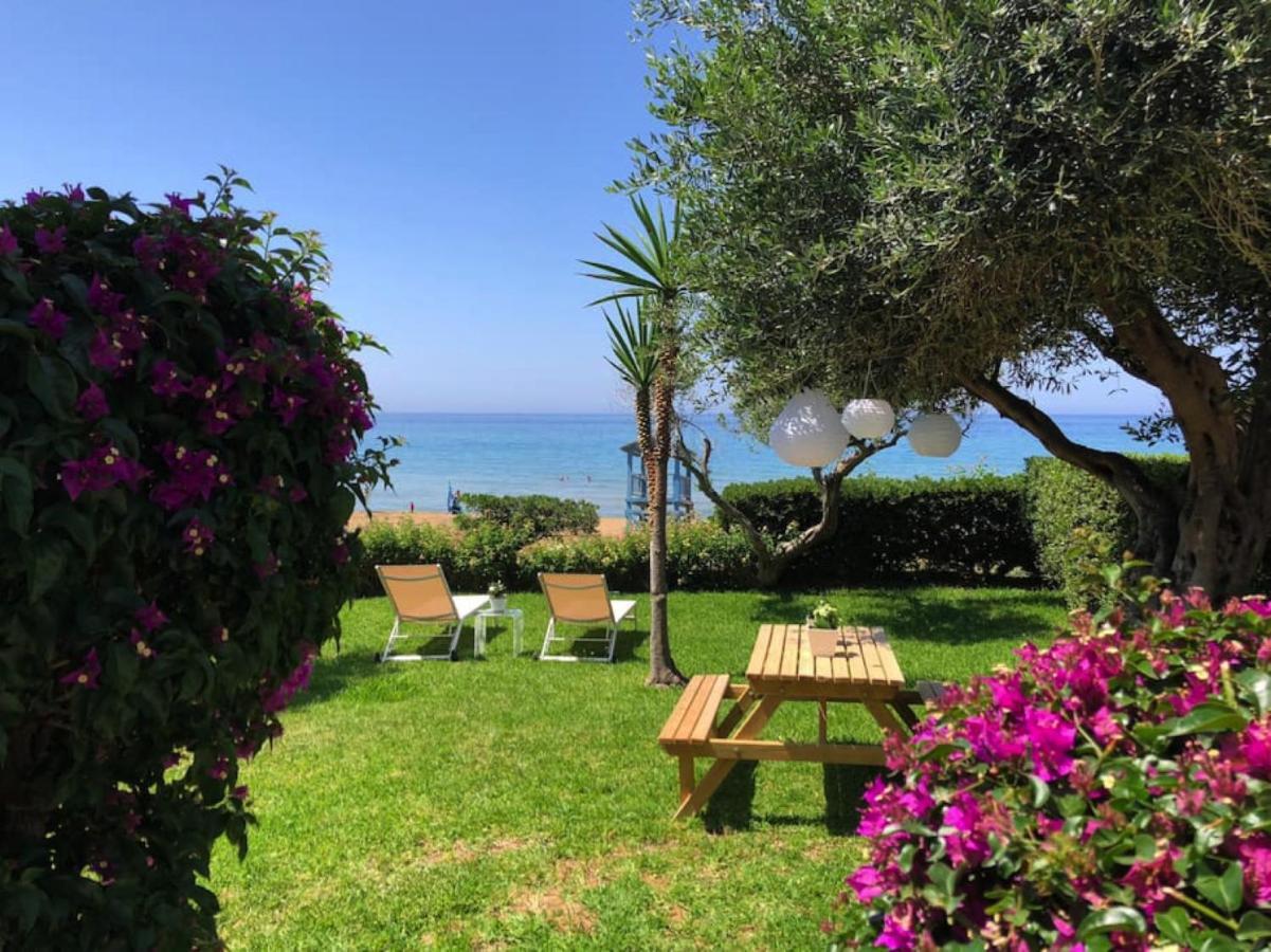 Aqua Seafront Glyfada Corfu Beach House With Garden Εξωτερικό φωτογραφία